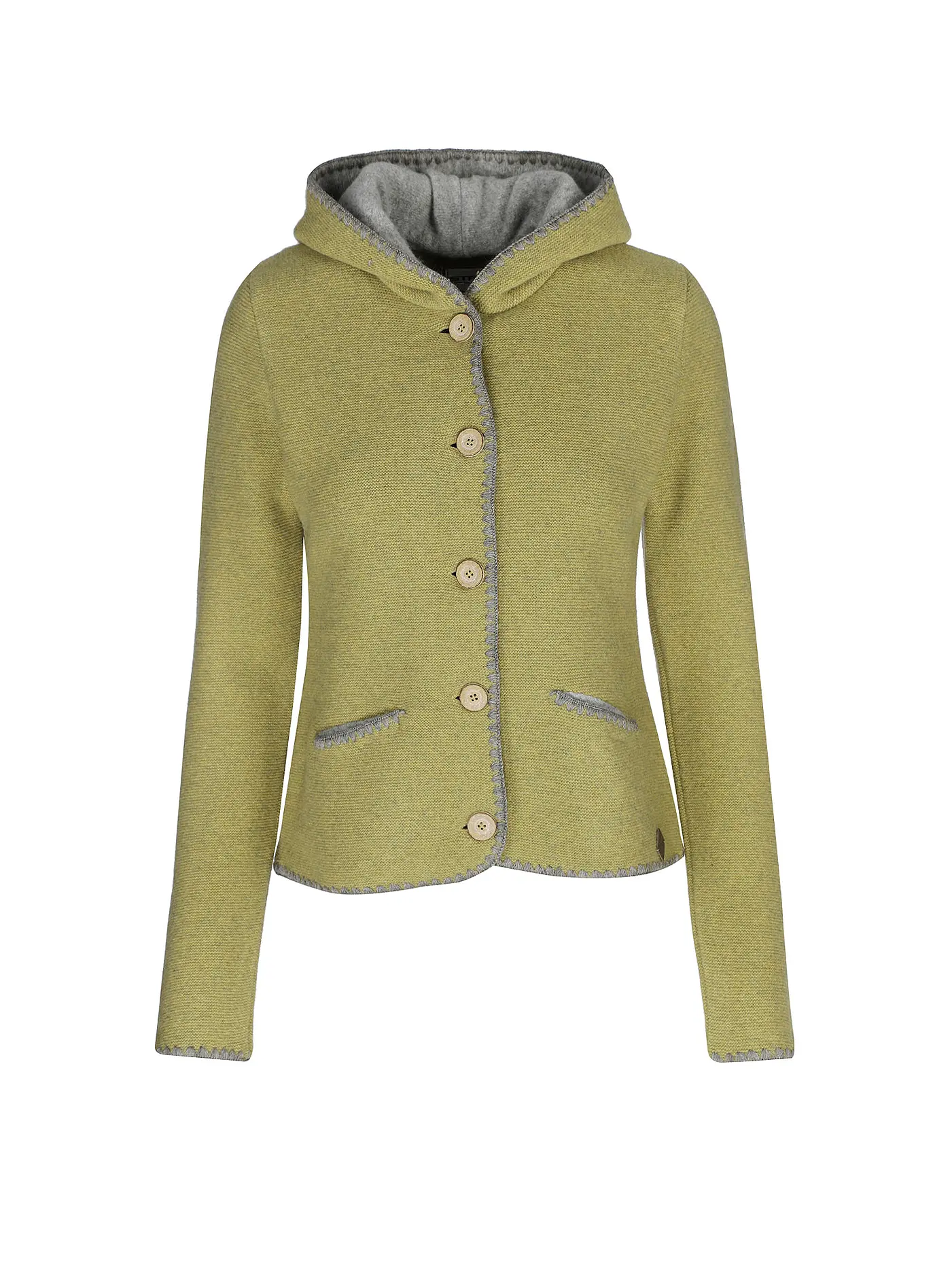 STAPF | Strickjacke Tailored Fit LOREA | gelb